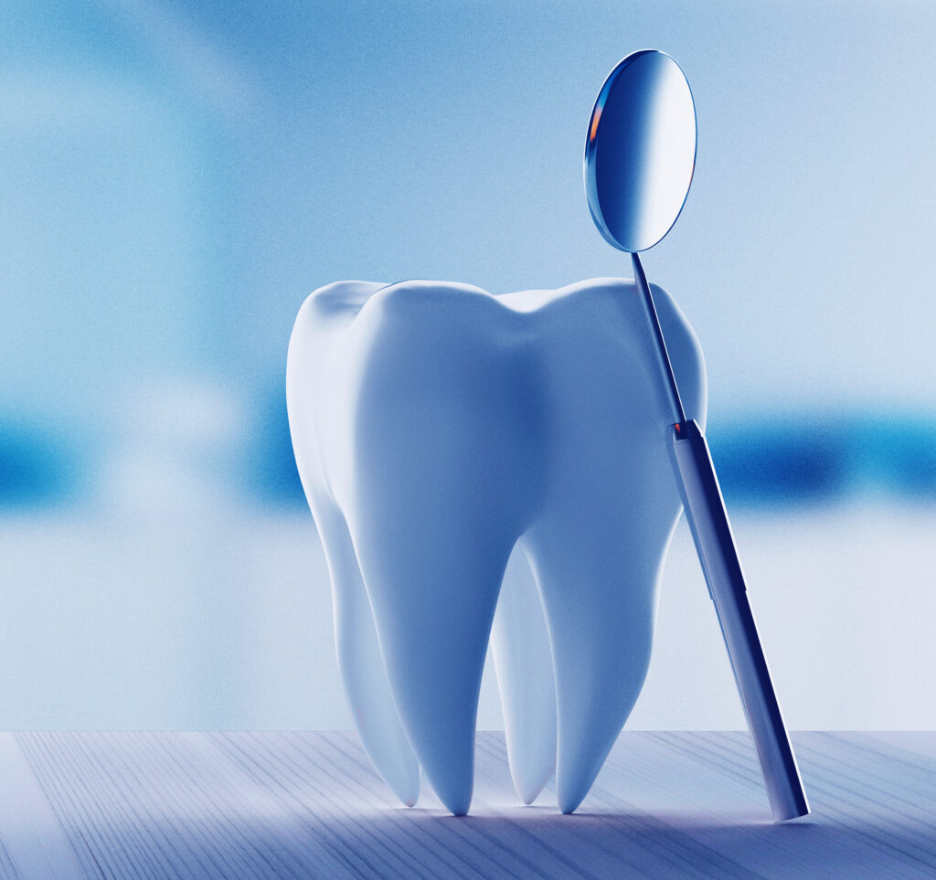 dental care, modern clinic, 3d rendering